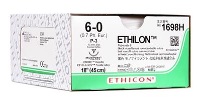 660H  ETHILON SCHW MONOFIL FS3  6-0