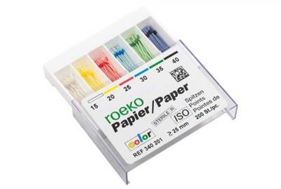 340260   PAPER POINTS COLOR ISO 60, 120 PCS